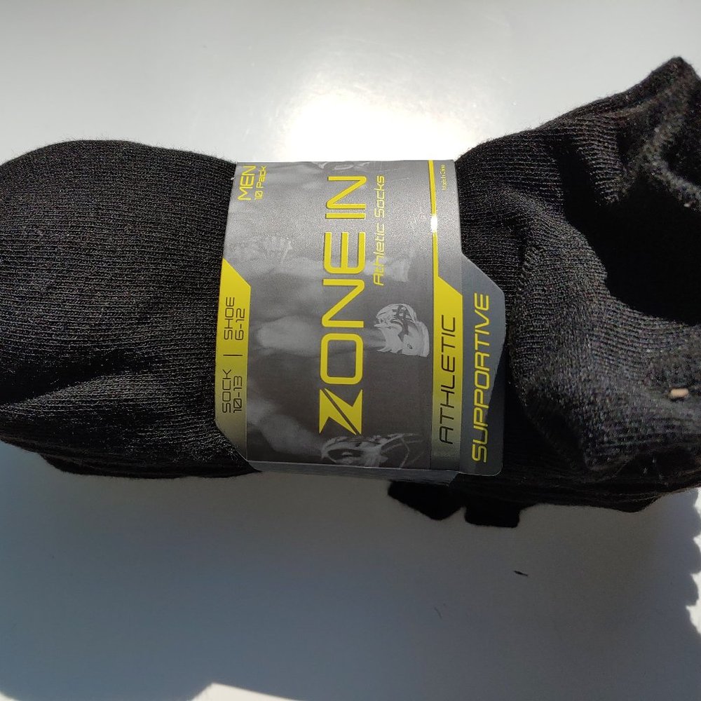 BRAND NEW! ZONE IN socks, 2 pairs!